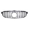 2015-2018 GT Grilles For Mercedez Bens C Class W205 Front Bumper Grille Sliver/Gloss Black Car Accessories