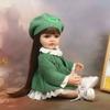 Brand Original 55 Cm Silicone Whole Body Reborn Doll Betty Wear Beautiful Sweater Suits Princess Toddler Newborn Doll Playmate Toy Kid's Birthday Gift