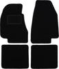 Black Velvet Floor Mats For: FSO Warszawa 223 / 224 / M20 Sedan, Station Wagon (1960-1973)