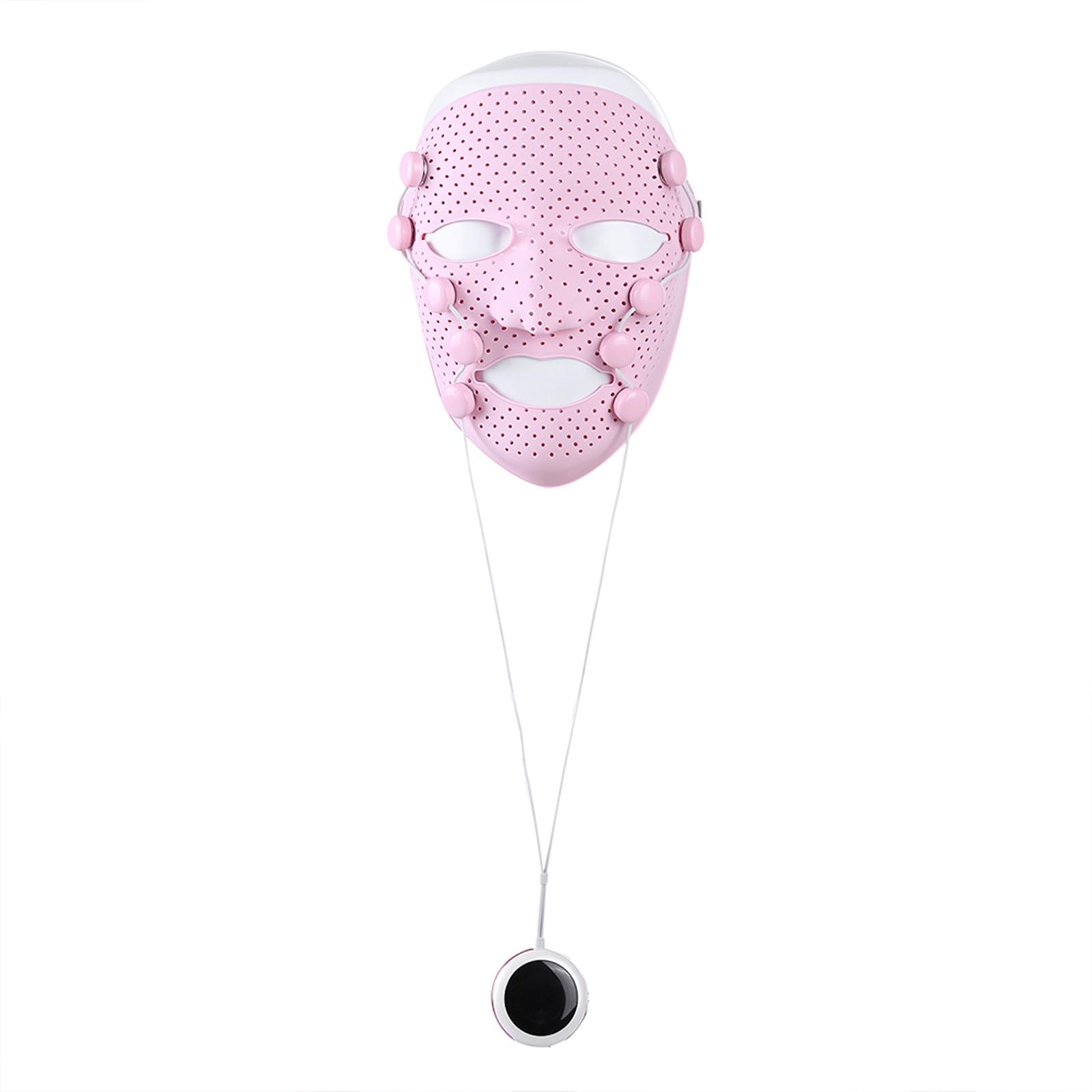 

Электрический EMS вибрационный косметический массажер против морщин Магнитный массаж лица СПА-маска для лица чёрный