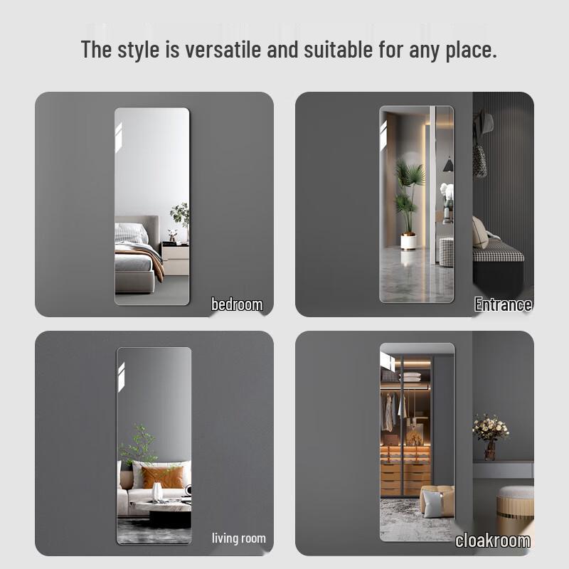 Aige HD Acrylic Self-Adhesive Full-Length Mirror