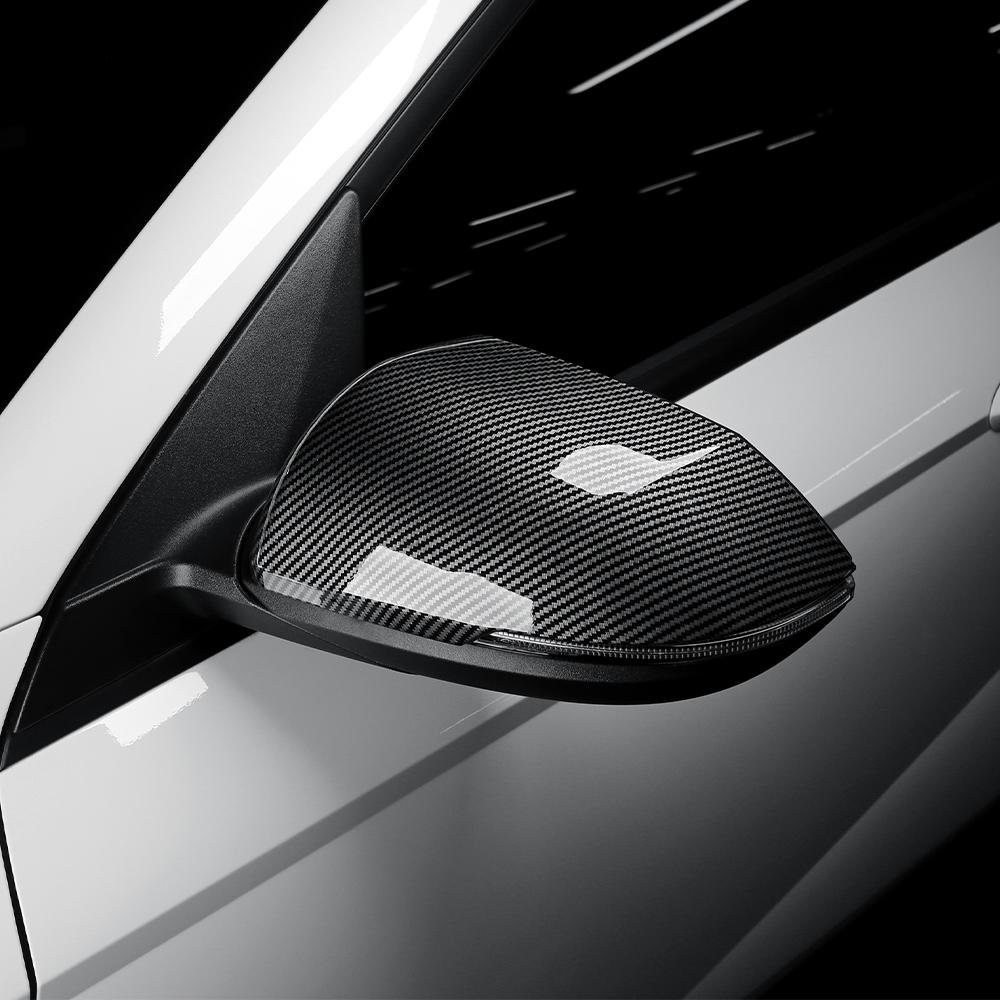 Car Exterior Accessories Rear View Mirror Cover Side Mirror Trim Frame ABS Material LHD RHD For Hyundai KONA SX2 2024 2025 2026