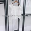 2026 French Niche White Lace-Up Flutter Sleeve Top & Loose Mid-Length Pants Set