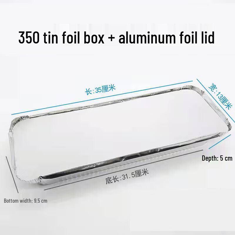 Kashicong Insulated Aluminum Foil Takeaway Containers