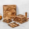 Stone Bowl Mat Pot Wood Holder Cushion for Home Dining Table Decor Base Pad Bbq Accessories Necessity Casserole Tableware
