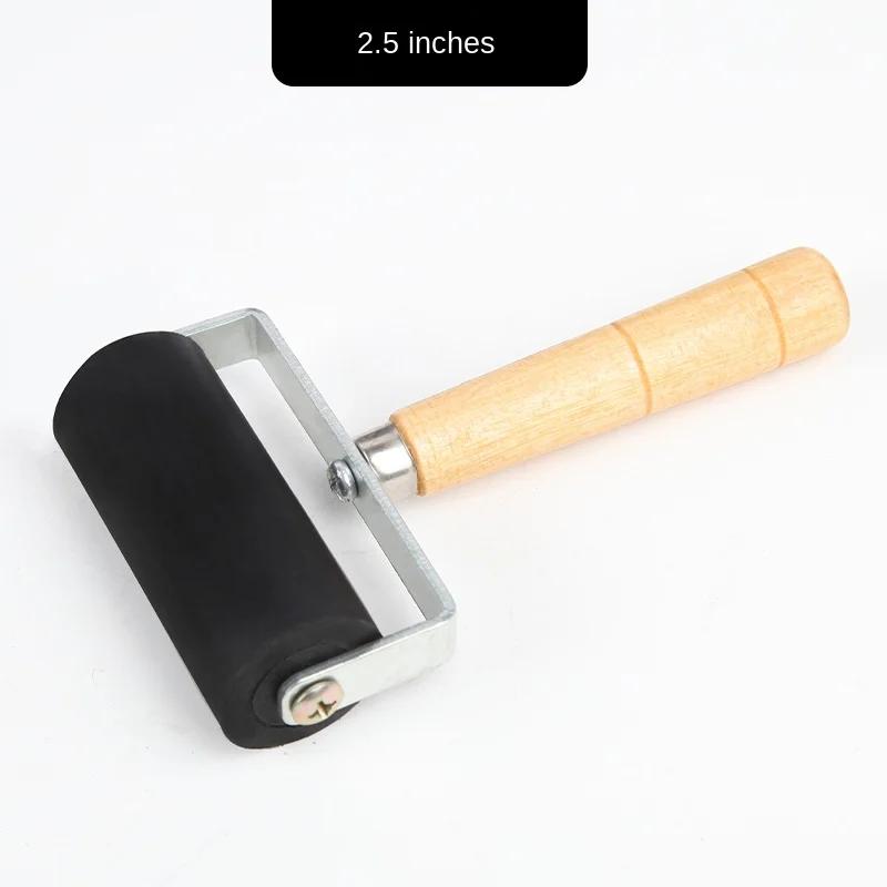 6/10cm Professional Rubber Roller Brayer Ink Painting Printmaking Roller Art Stamping Tool DIY Craft Tool For Kids Paint Tools