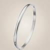 Sleek European-Style 8mm Stainless Steel Buckle Bracelet for Couples