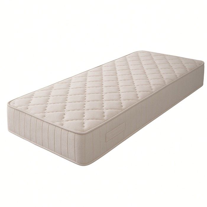 Matelas Mousse Ignifug 80x200 cm Confort Ferme -