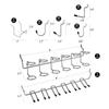 140Pcs/114pcs Metal Pegboard Hooks Organizer Assortment Kit Peg Locks Hanging Hook Applications