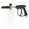 Schaumpistole Multifunktion Hochdruck Autowaschanlage Wasserpistole mit 5 Düsen Schaumflaschen-Set M22x1.5mm