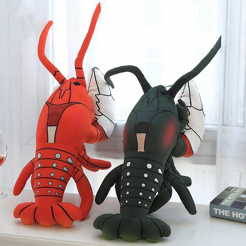 

Кукла-лобстер, подушка в виде раков, забавная плюшевая игрушка с креветками Фи, подарок для детей, подушки для сна, в виде раков