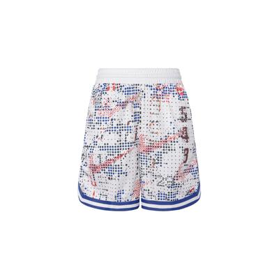 Dri-Fit DNA με Ολόκληρο Σχέδιο Γρήγορου Στεγνώματος Αθλητικό Σορτς με Κορδόνι Μέτριο Ύψος Ανδρικό Σορτς Λευκό FZ0686100