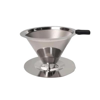 800 Mesh Filter Stainless Steel Coffee Dripper Steel Filter Paper Free Reusable Coffee Filter Easy To Serve Reusable Design