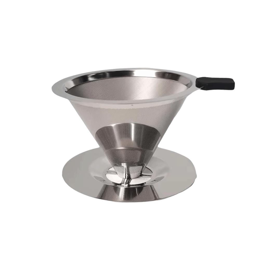 Paper Free Stainless Steel Coffee Dripper Hand Dripping Coffee Maker  Specialty Coffee