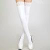Women Sexy Lingerie Latex Thigh High Stockings PU Leather Wetlook Clubwear Socks