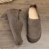 Niche High-end Men's Shoes Genuine Leather Breathable Loafers Men's Spring and Summer Casual One Foot Lazy Shoes Retro Fashion