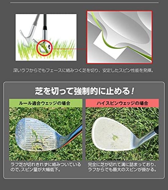 Golf Club Wedge Set of 2 High Rotation Dynamics High Spin Wedge 52 Degrees 57 Degrees Standard Carbon Shaft Specifications R Dyna Golf