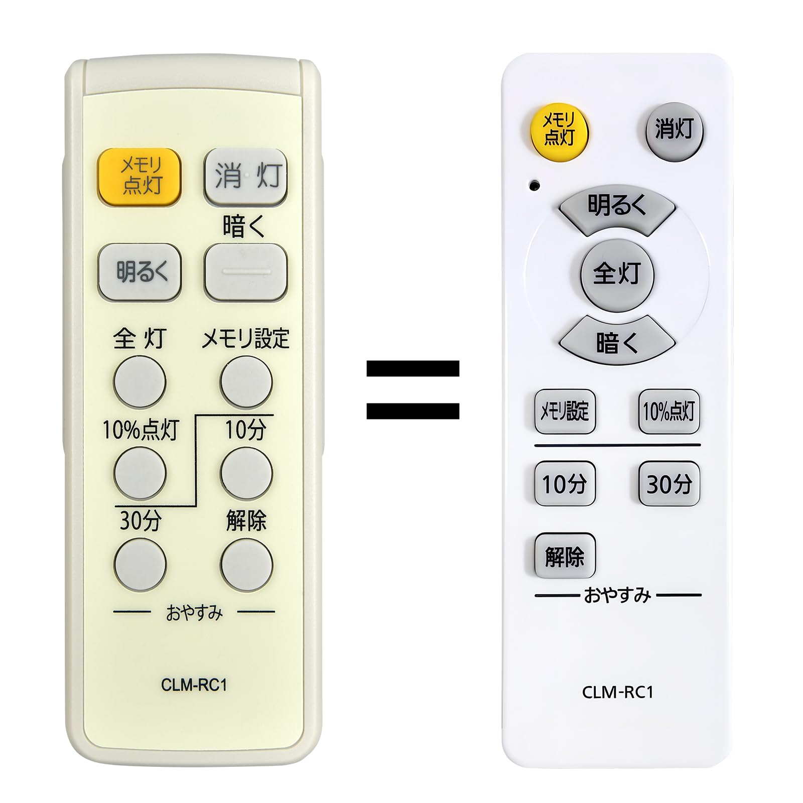 Ceiling light remote control for Iris Ohyama compatible CLM-RC1 CLM-32LD