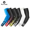 WEST BIKING Ice Silk Cycling Arm Sleeves Breathable UV Protection Arm Protector Outdoor Sports Fitness Fishing Cycling Equipment