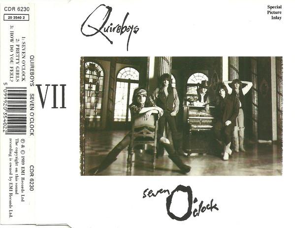 

CD QUIREBOYS - Seven O Clock CDR6230 Parlophone 1989 UK Rock Used