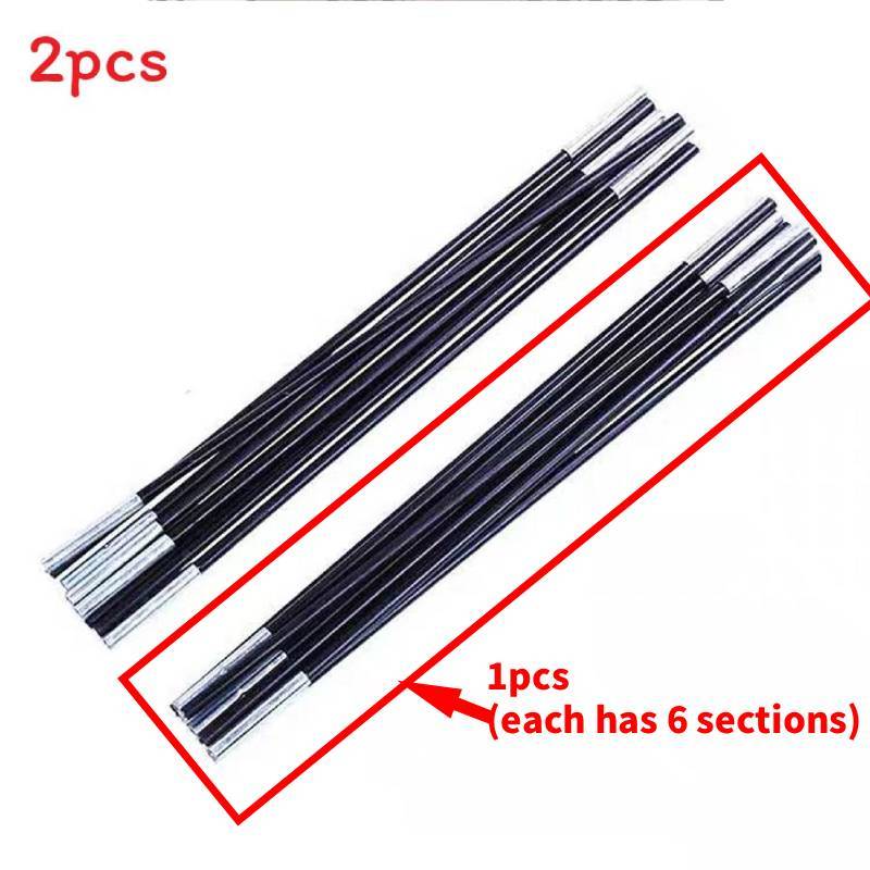 Camping Tent Frame Fiberglass Support Pole For Outdoor Shelter Construction