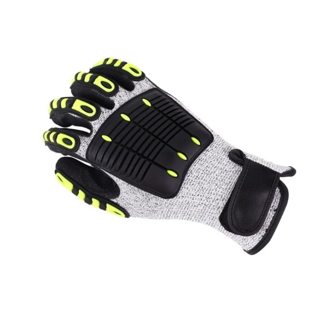 Oil-proof Anti Cutting Gloves Shock Absorbing Anti-smashing Gloves  Rescue Work