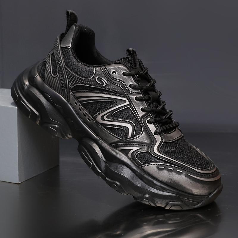 Fashion Golden Sapling Winter Breahtable Mesh Men Casual Sneakers Lace-up Comfy Outdoor Mens Shoes Climbing Walking Leisure Footwear