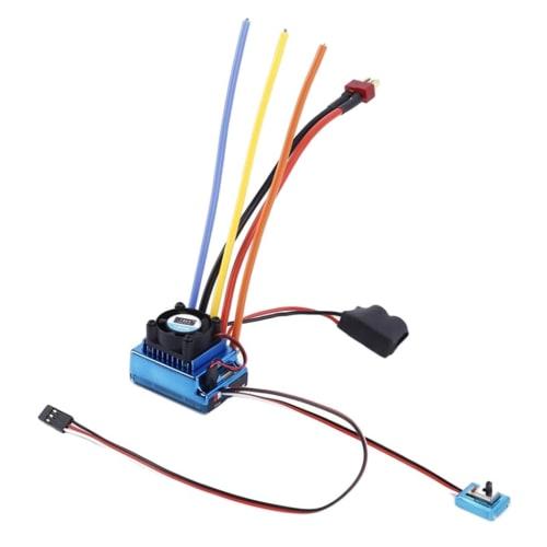 F Fityle Brushless 120A ESC Motor Speed ??Controller DIY Replacement for 1/8 1/10 RC Car Truck Crawler