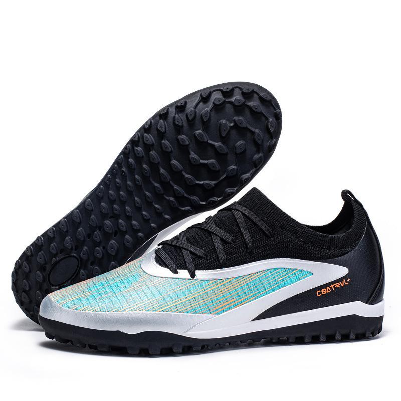 Youth Low-Top Seamless Fly-Woven Football Shoes Student Ag Spikes Men'S And Women'S Training Sports Shoes