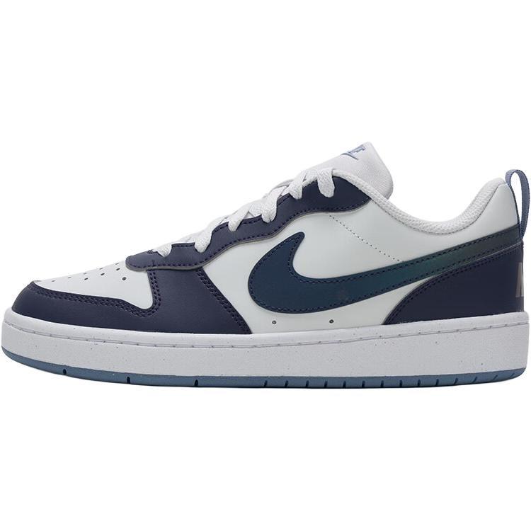 Nike Court Borough Low Top Kids Lifestyle Shoes Blue White Unisex IB0716-001