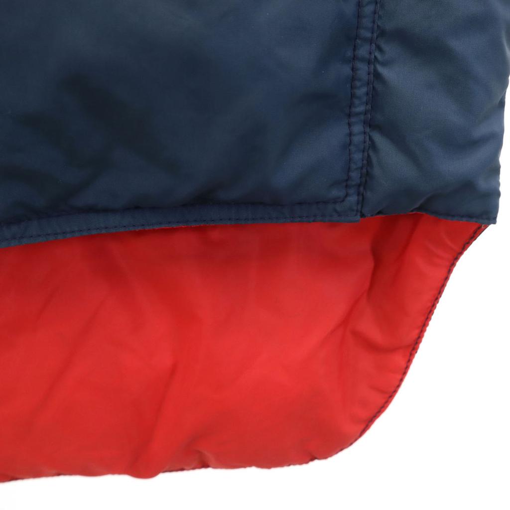 BEQUEME 80er Jahre Vintage Daunenweste M Dunkelblau wendbar Herren Gebraucht