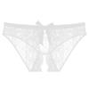 Floral Lace Panties for Women Open Crotch Free To Take Off Underwear Briefs Bow Tie Temptation Sexy Lingerie