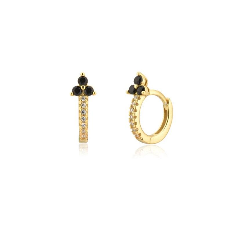 ANENJERY женские серьги круглые серьги-кольца красочный Радужный венок серьги ювелирные аксессуары темно-синий