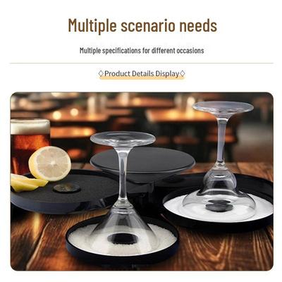 Drehbare Salzrand-Box für Cocktails mit dreistöckigem Glasständer.