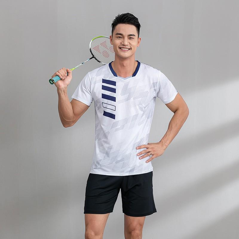 Quick Dry Badminton Set Men Women Sportswear Tennis Ping Pong Running Competition Training Athletic Outfit