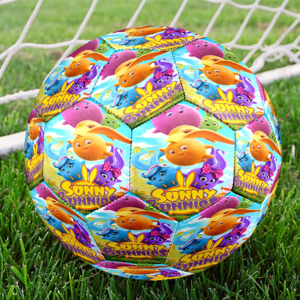 Sunny Bunnies Theme Size 5 Soccer Ball, Suitable for Both Indoor and Outdoor Matches, a Gift Suitable for Everyone.