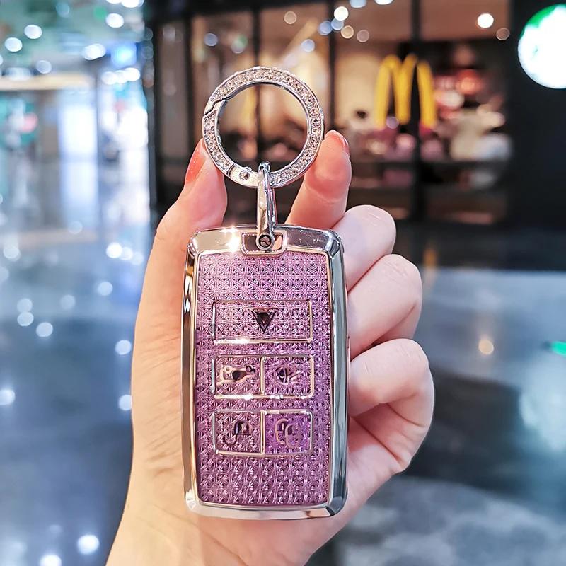 For Land Rover Keycase Discovery Sport Defender Range Rover Evoque Jaguar XFL XEL FPACE XJ Keycover Keyshell Keychain Car Keys