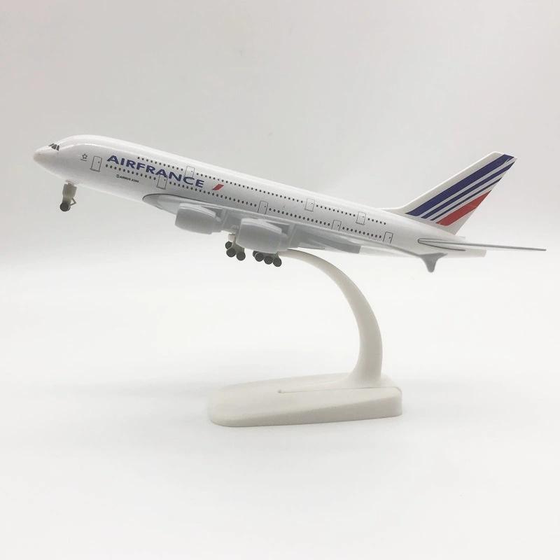 20cm Metal scale aircraft a380 france Airplane concorde plane model B777 france Toy plane collectible aircraft kids toys for boy