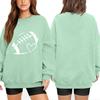 Unisex Lightweight Long Sleeve Neck Pullover Sweatshirt with Stylish Print