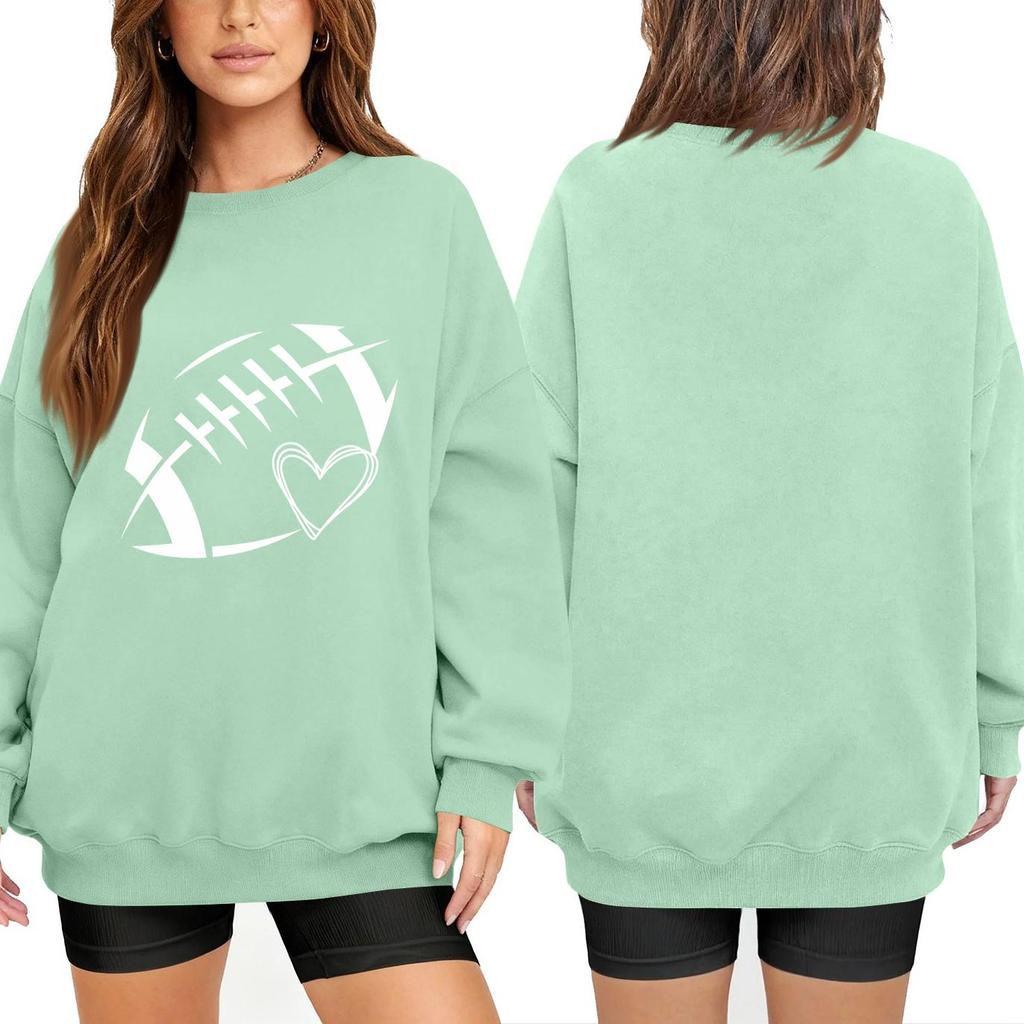 Unisex Lightweight Long Sleeve Neck Pullover Sweatshirt with Stylish Print