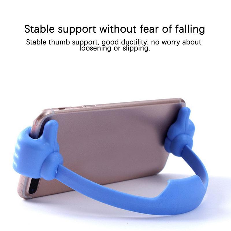 Thumbs Up Cell Phone Holder For Desk, Universal Flexible Cell Phone Stand For Tablet Holder, Cellphone Holder Stand