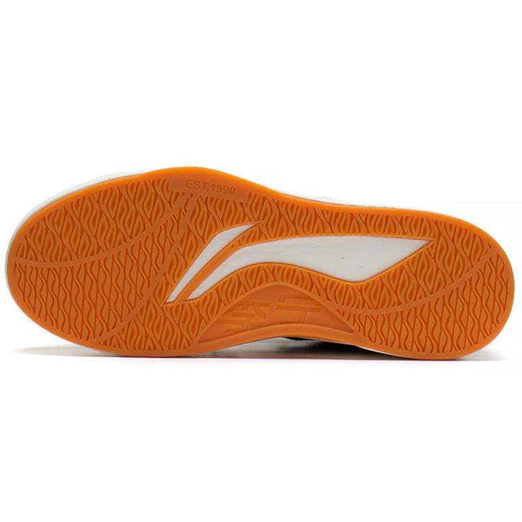 New LiNing Comfy Low Top Skateboard Shoes Men's Black White AGCS035-1