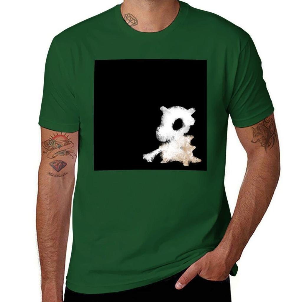 Lonely Cubone Tshirt Short Sleeve Tee Graphics Blacks Mens T Shirts Pack