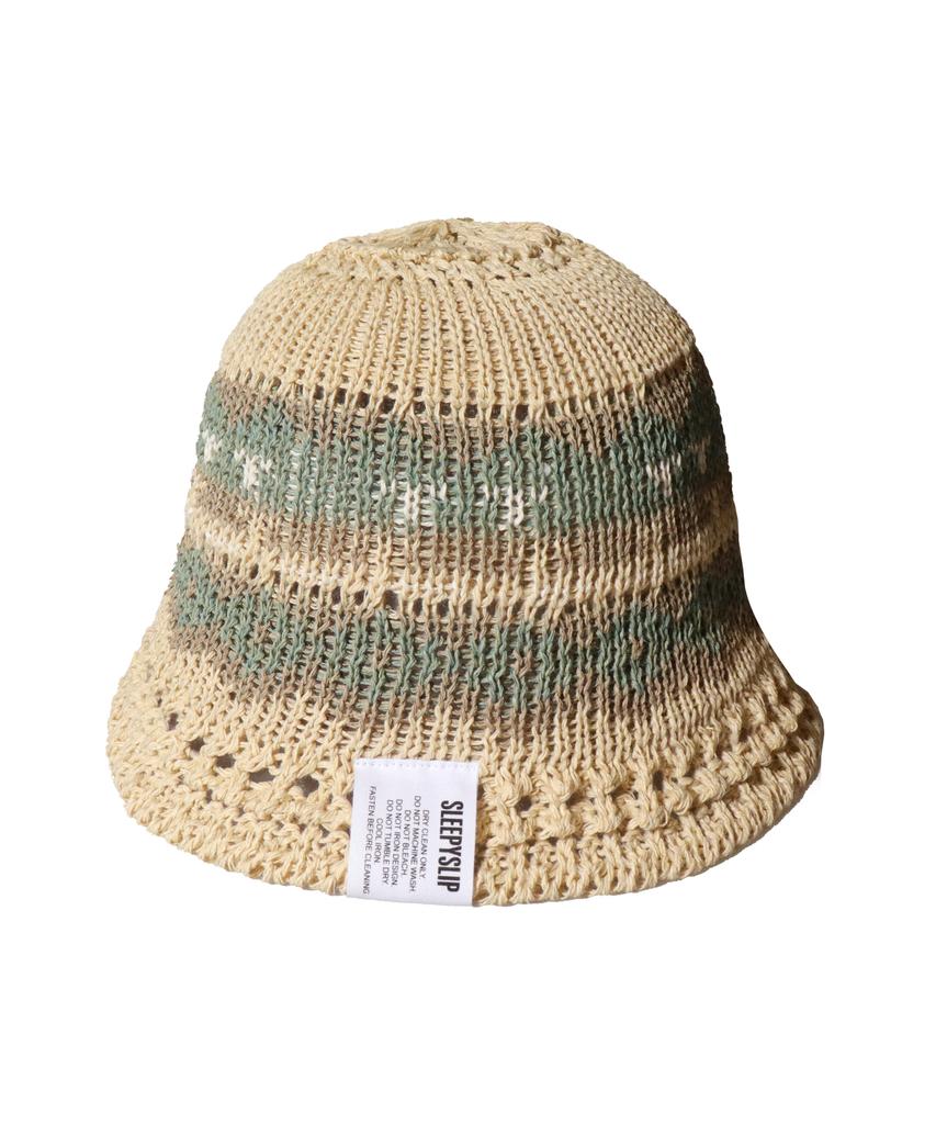 Seullipiseullib Maria Beige/Khaki Bucket Hat