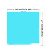 Glacier Cold Build Plate For Elegoo Centauri Carbon Heat Bed High Viscosity Two Sided Printing 261mm*270mm 3D Printer Parts