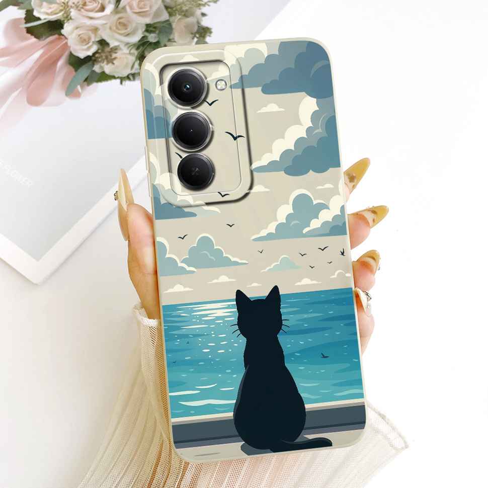 For Xiaomi Redmi 15 4G Case Lovely Cat Rabbit Cover Soft Silicone Phone Case For Xiaomi Redmi 15 Redmi15 4G Bags 6.9''
