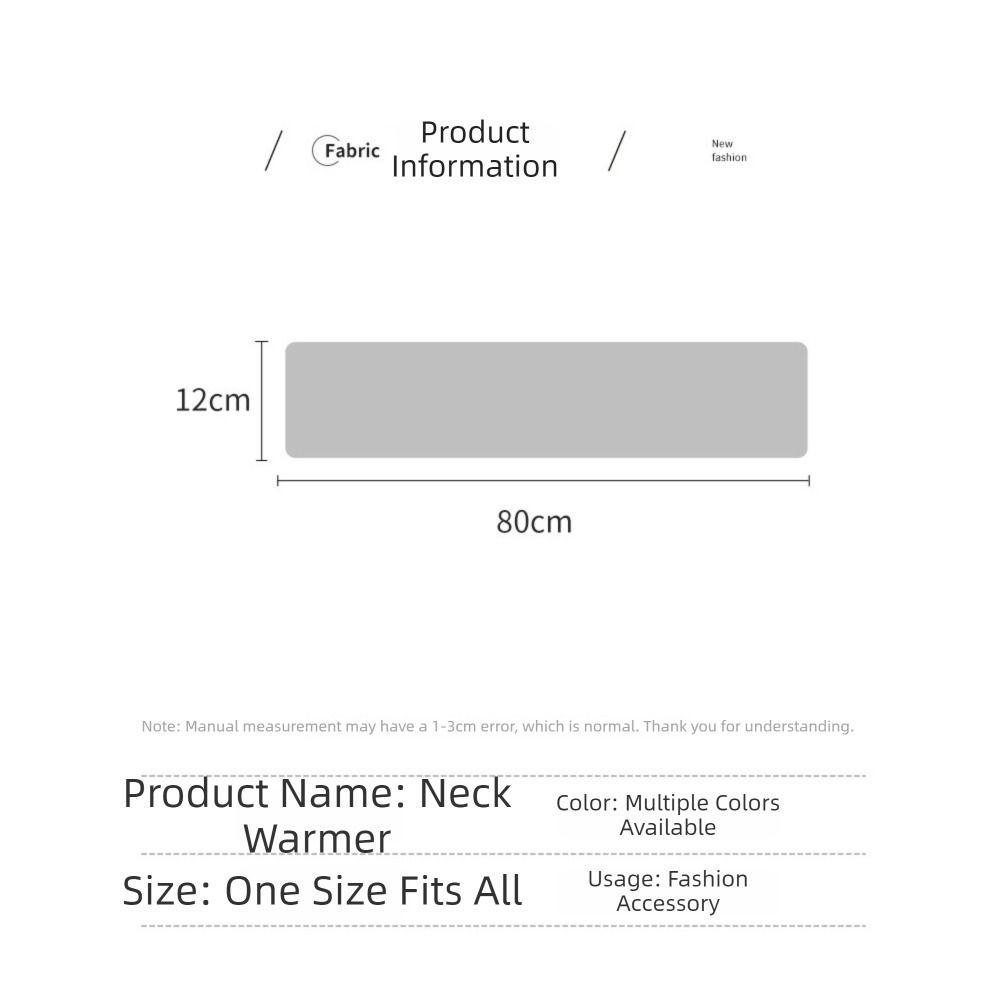 Soft Cross Scarf Thickened Winter Scarves Elegant Knitted Neckerchief  Outdoor