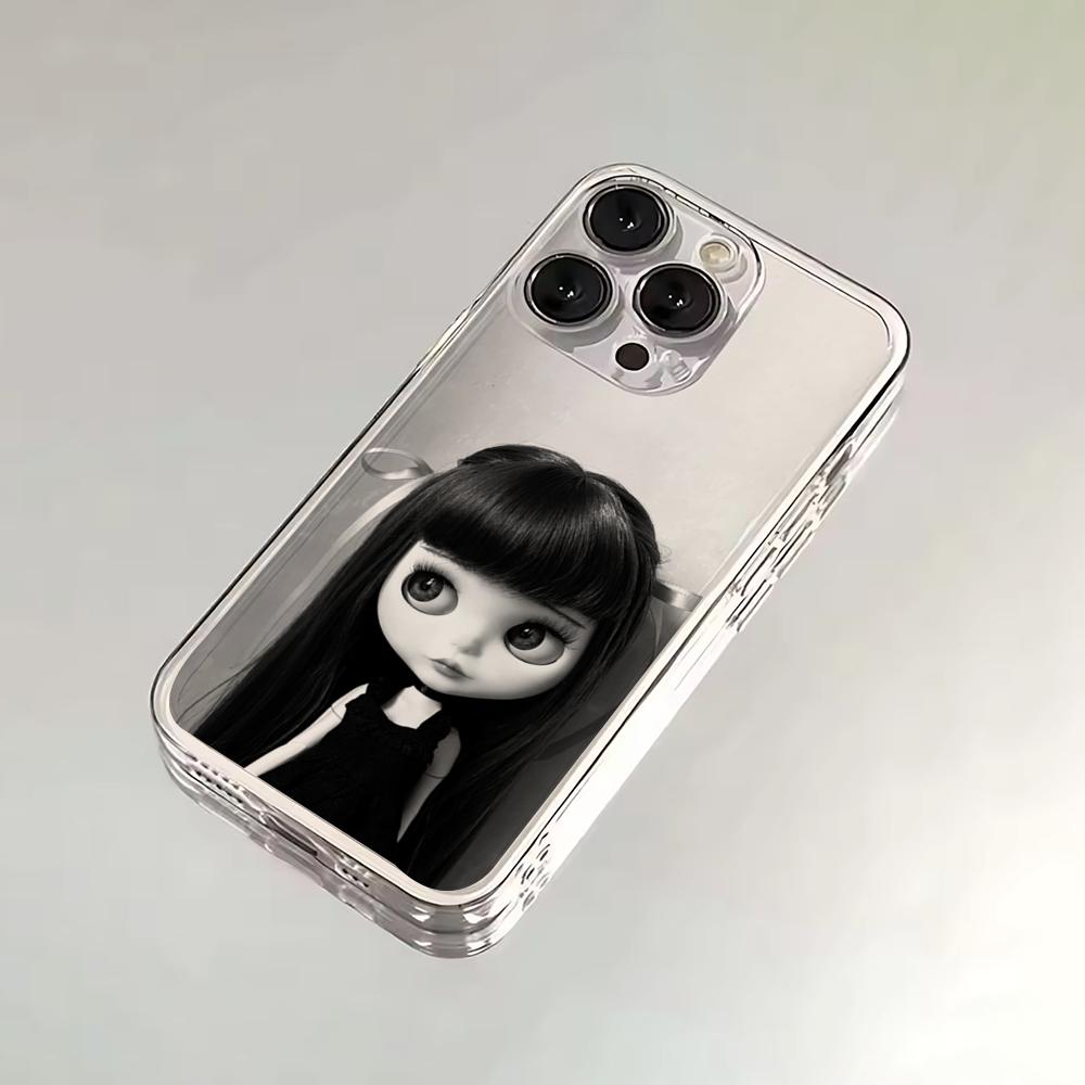 Doll B-BlytheS Cute Phone Case For iPhone 16,15,14,13,12,11 Plus,Pro,Max,XR,XS,X,7,8 SE,Mini Transparent Silicone Soft iPhone13