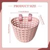Basket for Children (boys And Girls) – Handlebar Bag Storage Transport Material: PP