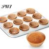 Foglietti di Carta Greaseproof per Muffin 200 Pezzi Bicchierini da Forno per Cupcake per Alimenti Senza BPA Antiaderenti Resistenti all'Olio